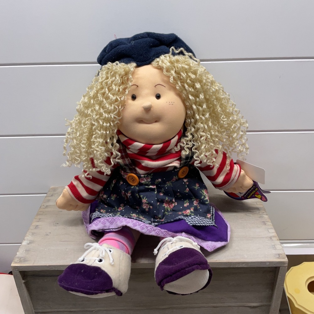 Pickford Dolls Sweetie Pie Kids Chloe 15in Rag Doll Blonde Curly Hair 2002